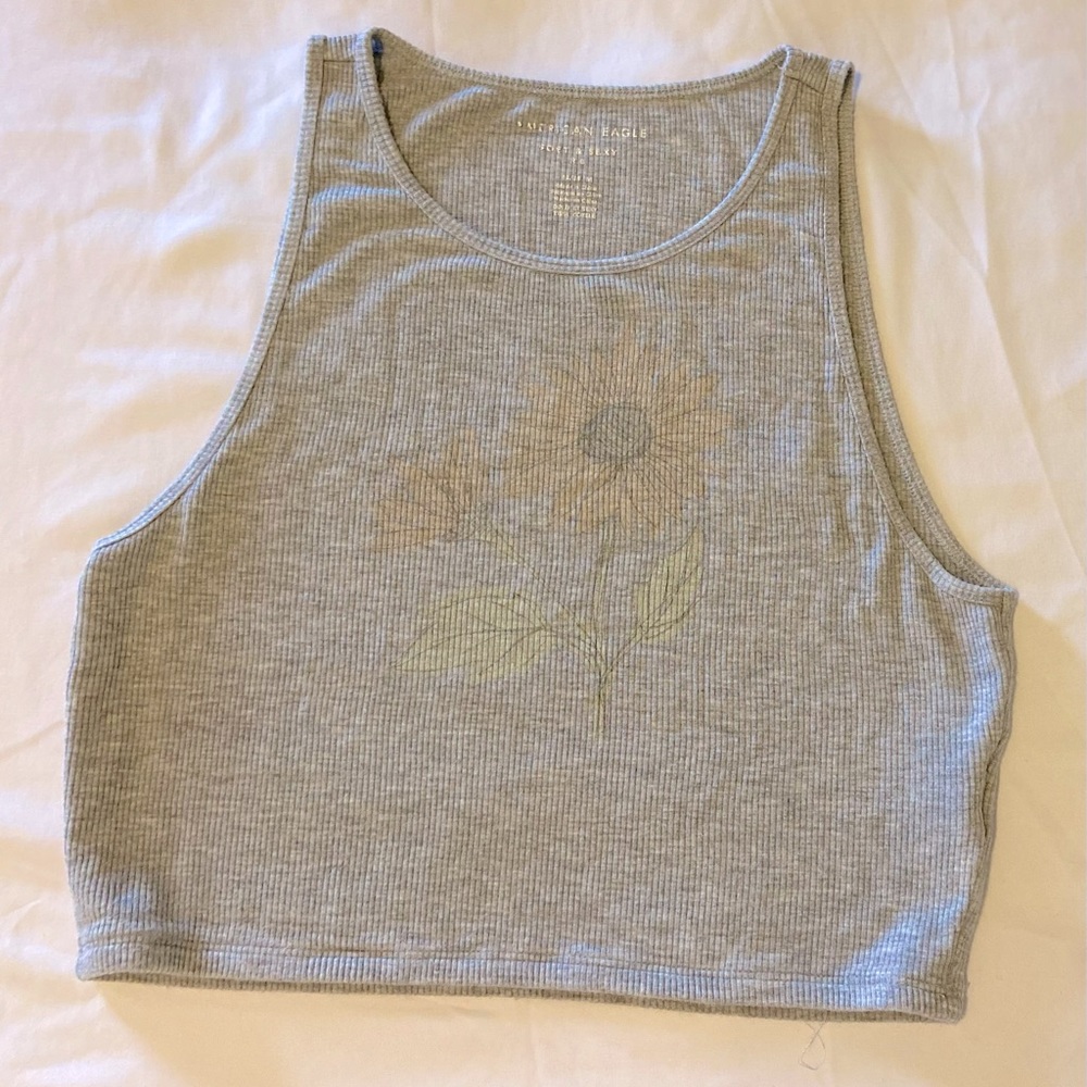 Grey American Eagle Halter Top, size Medium.